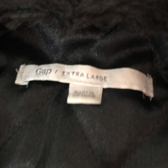Price Firm!! NWOT! Gap XL women’s dbl breasted car coat w/ faux fur. - Picture 6 of 9